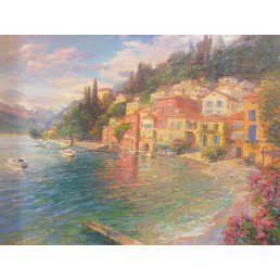 "Italien. Como", 60x50 сm, Öil on canvas, 2018